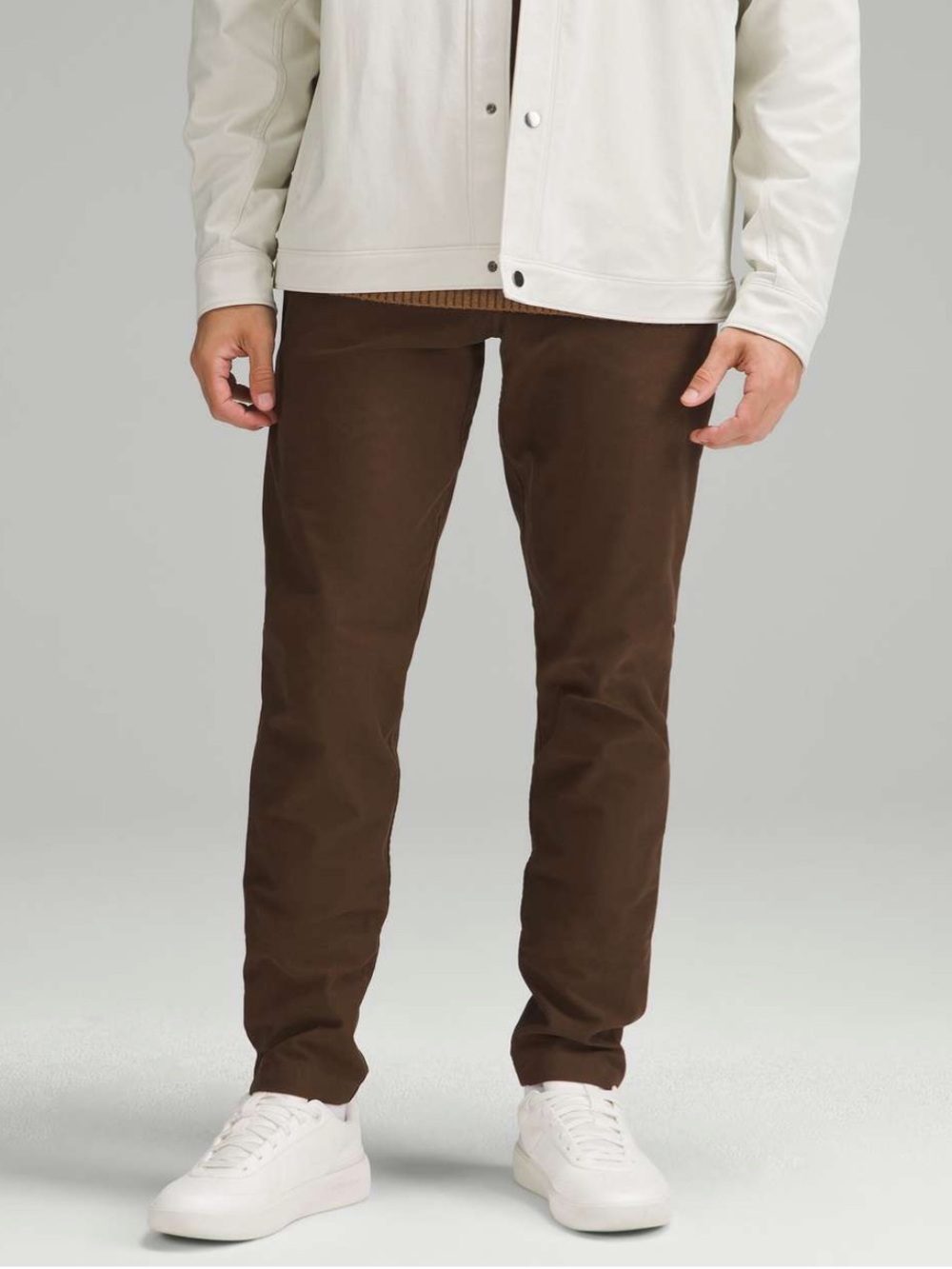 Lululemon ABC Slim-Fit 5 Pocket Pant 32” Utilitech in Brown Soil 32” Mens 32